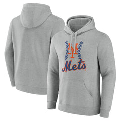 New York Mets Fastball Pullover Hoodie - Gray - MLB on Sale