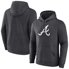 Atlanta Braves Monochrome Pullover Hoodie - Charcoal - MLB Online