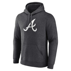 Atlanta Braves Monochrome Pullover Hoodie - Charcoal - MLB Online