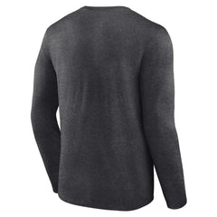 Chicago Cubs Monochrome Long Sleeve T-Shirt - Charcoal - MLB Lifestyle