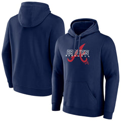 Atlanta Braves Stellar Pullover Hoodie - Navy - MLB Sale