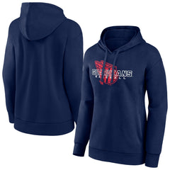 Cleveland Guardians Women's Stellar Pullover Hoodie - Navy - MLB Discount