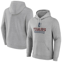 Detroit Tigers Evanston Stencil Pullover Hoodie - Gray - MLB Sale