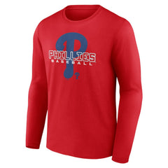 Philadelphia Phillies Stellar Long Sleeve T-Shirt - Red - MLB Sale