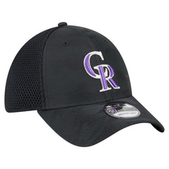 Colorado Rockies New Era Subtle Camo 39THIRTY Flex Hat - Black - New Era on Sale
