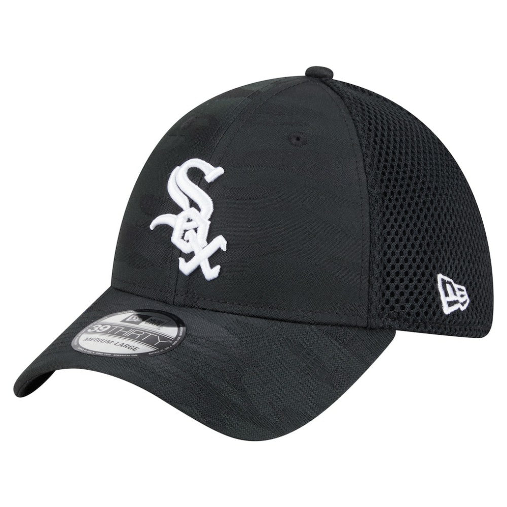 Chicago White Sox New Era Subtle Camo 39THIRTY Flex Hat - Black - New Era Sale