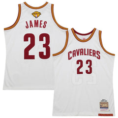 LeBron James Cleveland Cavaliers 2015/16 Hardwood Classics Authentic Jersey for sale White | Mitchell & Ness online