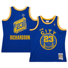 Jason Richardson Golden State Warriors 2004/05 Hardwood Classics Swingman Jersey for sale Royal | Mitchell & Ness