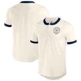 Cleveland Guardians Darius Rucker Collection by Fanatics Henley Raglan T-Shirt - White - Fanatics Discount
