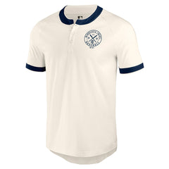 Minnesota Twins Darius Rucker Collection by Fanatics Henley Raglan T-Shirt - White - Fanatics Sale