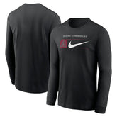 Arizona Diamondbacks Nike Local Logo Swoosh Lockup Long Sleeve T-Shirt - Black - Nike Online