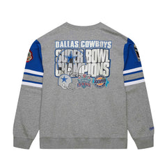 Mitchell & Ness Dallas Cowboys Vintage Logo Pullover Sweatshirt Heather Gray
