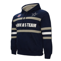 Mitchell & Ness Dallas Cowboys America's Team Head Coach Pullover Hoodie Navy