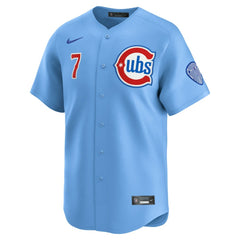 Dansby Swanson Chicago Cubs Nike 2nd Alternate Limited Player Jersey - Baby Blue - Nike Online