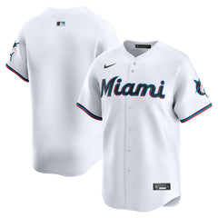 Miami Marlins Nike Home Limited Jersey - White - Nike Lifestyle