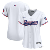 Texas Rangers Nike Women's Home Limited Jersey - White - Nike Sale
