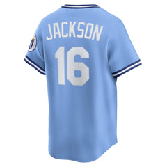 Bo Jackson Kansas City Royals Nike Throwback Cooperstown Collection Limited Jersey - Light Blue - Nike Discount