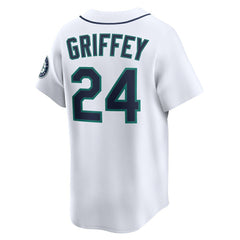 Ken Griffey Jr. Seattle Mariners Nike Throwback Cooperstown Collection Limited Jersey - White - Nike Sale