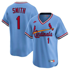 Ozzie Smith St. Louis Cardinals Nike Throwback Cooperstown Collection Limited Jersey - Blue - Nike Lifestyle