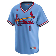 Ozzie Smith St. Louis Cardinals Nike Throwback Cooperstown Collection Limited Jersey - Blue - Nike Lifestyle