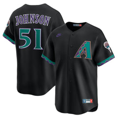 Randy Johnson Arizona Diamondbacks Nike Throwback Cooperstown Collection Limited Jersey - Black - Nike Lifestyle