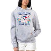 Toronto Blue Jays G-III 4Her by Carl Banks Women's Flowers Graphic Pullover Hoodie - Heather Gray - MLB Discount