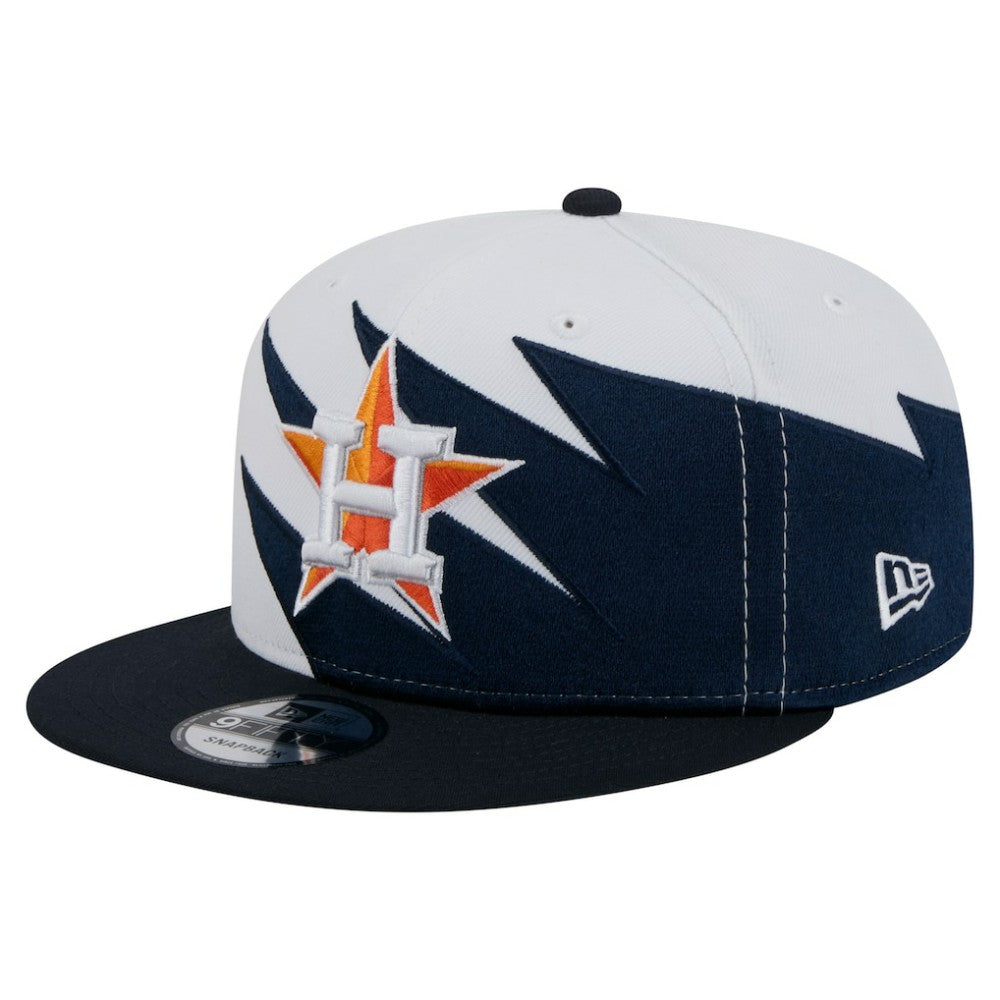 Houston Astros New Era Jagged 9FIFTY Snapback Hat - Navy/White - New Era Sale
