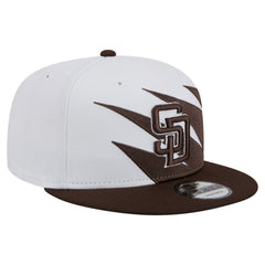 San Diego Padres New Era Jagged 9FIFTY Snapback Hat - Brown/White - New Era on Sale
