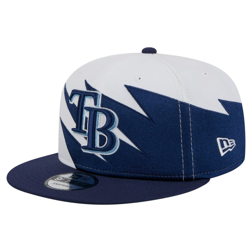 Tampa Bay Rays New Era Jagged 9FIFTY Snapback Hat - Navy/White - New Era Online