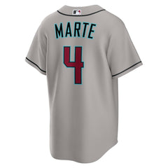 Ketel Marte Arizona Diamondbacks Nike Road Replica Jersey - Gray - Nike Lifestyle