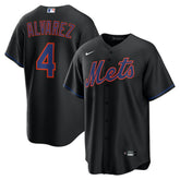 Francisco Alvarez New York Mets Nike Alternate Replica Jersey - Black - Nike Discount