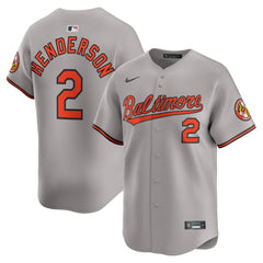 Gunnar Henderson Baltimore Orioles Nike Road Limited Player Jersey - Gray - Nike Discount