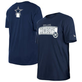 Dallas Cowboys New Era 3rd Down High Density Print T-Shirt Navy