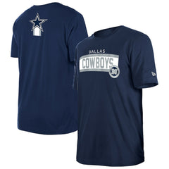 Dallas Cowboys New Era 3rd Down High Density Print T-Shirt Navy