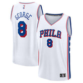 Paul George Philadelphia 76ers Fast Break Replica Player Jersey Association Edition White | Fanatics discount