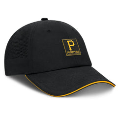 Pittsburgh Pirates Fanatics Level Up Driver Adjustable Hat - Black - Fanatics Discount