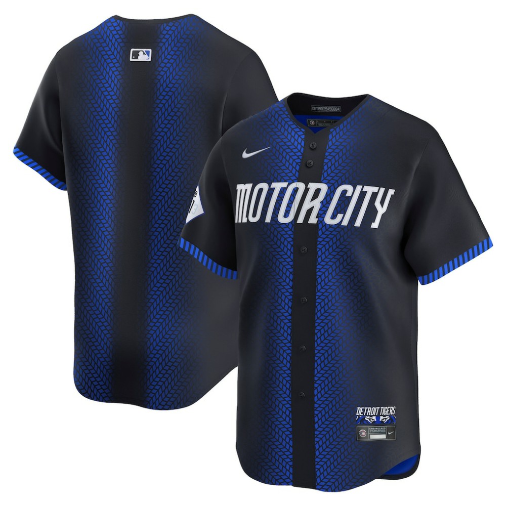Detroit Tigers Nike City Connect Limited Jersey - Blue - Nike Online