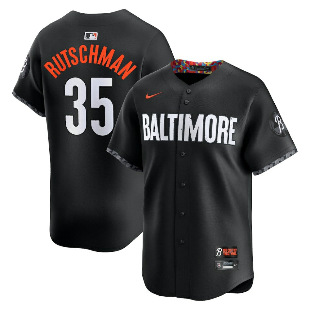 Adley Rutschman Baltimore Orioles Nike City Connect Limited Jersey - Black - Nike Sale