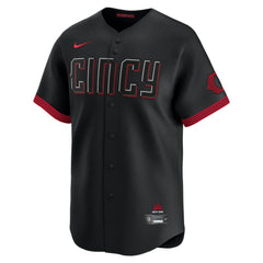 Elly De La Cruz Cincinnati Reds Nike City Connect Limited Jersey - Black - Nike Discount