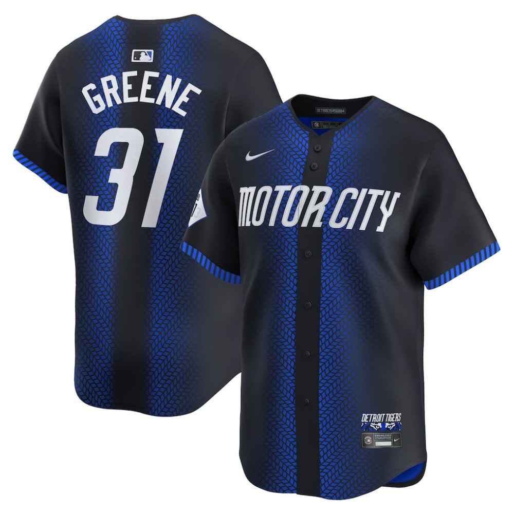 Riley Greene Detroit Tigers Nike City Connect Limited Jersey - Navy - Nike on Sale