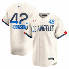 Jackie Robinson Los Angeles Dodgers Nike City Connect Limited Player Jersey - Cream - Nike Lifestyle