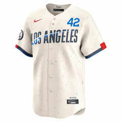 Jackie Robinson Los Angeles Dodgers Nike City Connect Limited Player Jersey - Cream - Nike Lifestyle