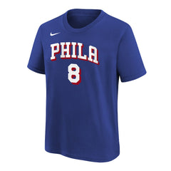 Paul George Philadelphia 76ers Youth Icon Name & Number T-Shirt Royal | Nike outlet