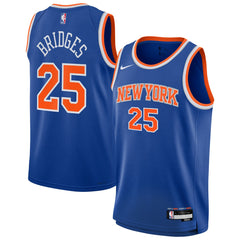 Mikal Bridges New York Knicks Youth Swingman Jersey Icon Edition Blue | Nike outlet