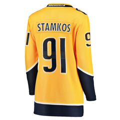 Steven Stamkos Nashville Predators Fanatics Women's Home Premier Breakaway Player Jersey Breakaway Jersey - Gold - NHL 201959778