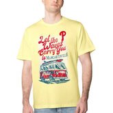 Philadelphia Phillies Margaritaville Bus Waves Graphic T-Shirt - Yellow - MLB Discount