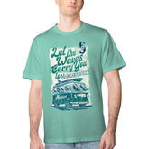 Seattle Mariners Margaritaville Bus Waves Graphic T-Shirt - Mint - MLB on Sale