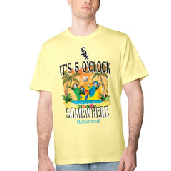 Chicago White Sox Margaritaville Five O'Clock Graphic T-Shirt - Yellow - MLB on Sale