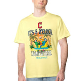 Cleveland Guardians Margaritaville Five O'Clock Graphic T-Shirt - Yellow - MLB Discount