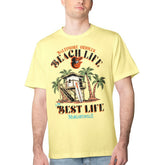 Baltimore Orioles Margaritaville Beach Hut Graphic T-Shirt - Yellow - MLB on Sale